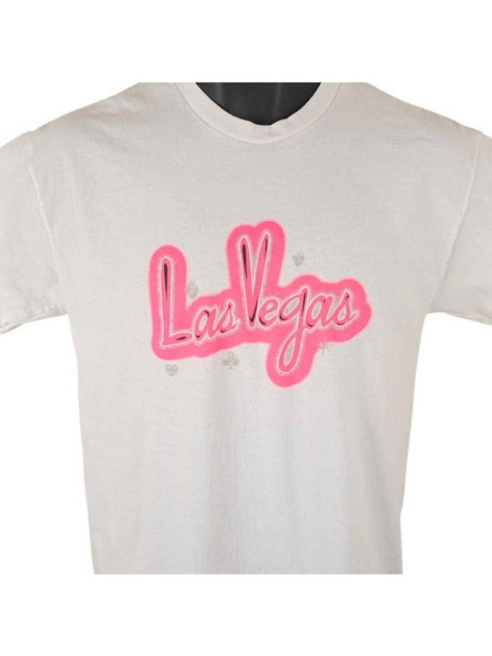 Las Vegas T Shirt Mens Size Medium White Travel Destination Tee
